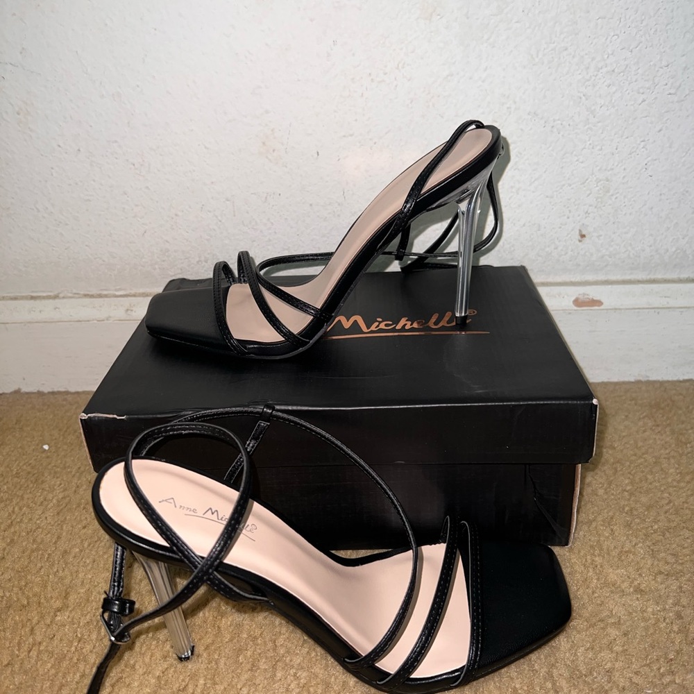 Black dress up heels